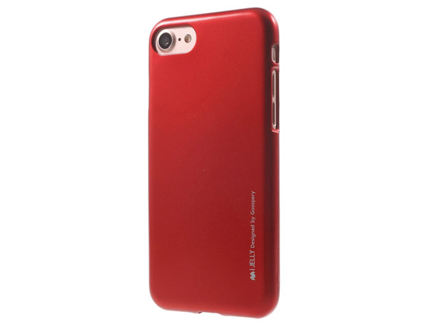 Чехол Mercury Goospery Slim Plus S для Apple iPhone 7 plus (красный, пластиковый)