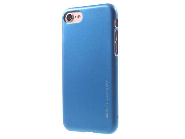 Чехол Mercury Goospery Slim Plus S для Apple iPhone 7 plus (голубой, пластиковый)
