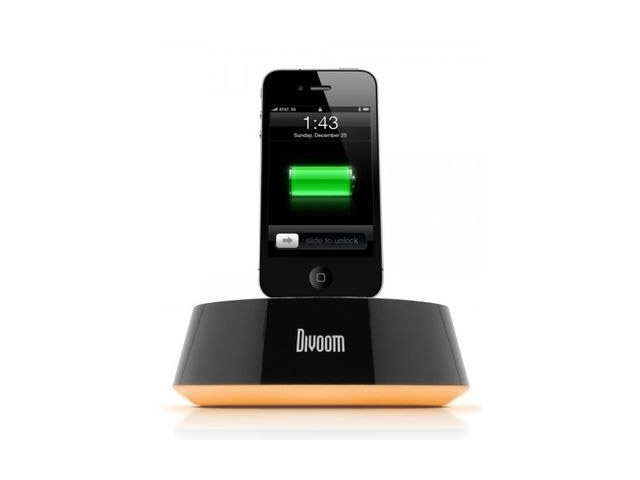Акустичесная dock-станция Divoom iBase-1 для Apple iPad, iPhone 4/4S, iPod touch (4th gen.) (черная, стерео)