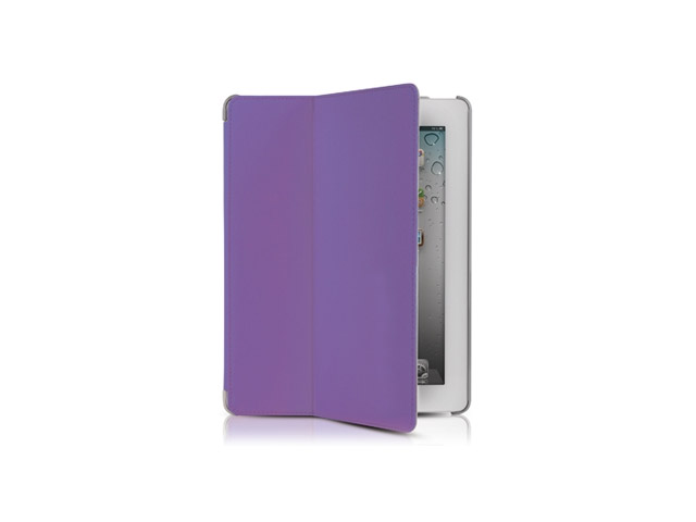 Чехол Odoyo AirCoat Folio Case для Apple iPad 2/new iPad (фиолетовый, кожанный)