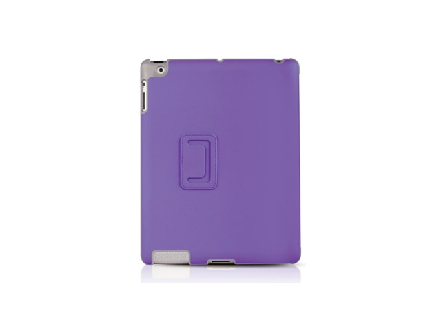 Чехол Odoyo AirCoat Folio Case для Apple iPad 2/new iPad (фиолетовый, кожанный)