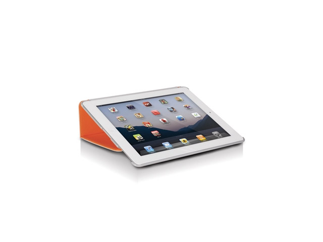 Чехол Odoyo AirCoat Folio Case для Apple iPad 2/new iPad (оранжевый, кожанный)