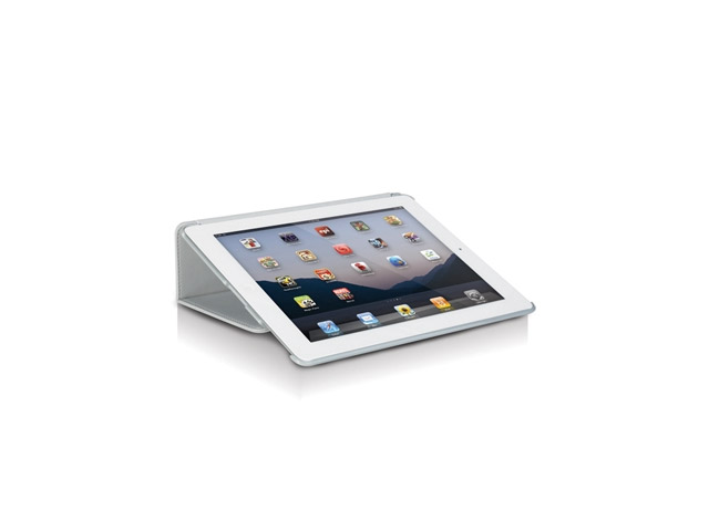 Чехол Odoyo AirCoat Folio Case для Apple iPad 2/new iPad (серый, кожанный)