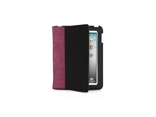 Чехол Odoyo SlimCoat Soft Folio Case для Apple iPad 2/new iPad (фиолетовый/черный, кожанный)