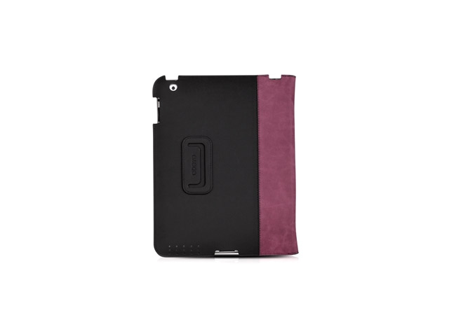 Чехол Odoyo SlimCoat Soft Folio Case для Apple iPad 2/new iPad (фиолетовый/черный, кожанный)