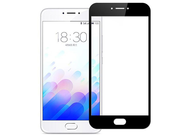 Защитная пленка Yotrix 3D Glass Protector для Meizu M3 Max (стеклянная, черная)