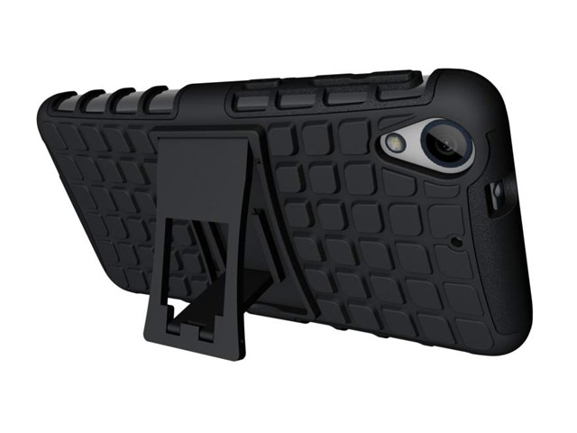 Чехол Yotrix Shockproof case для HTC Desire 628 (черный, пластиковый)