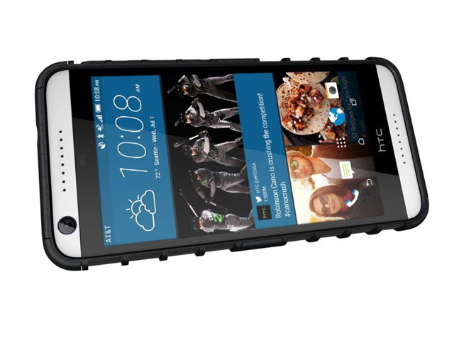 Чехол Yotrix Shockproof case для HTC Desire 628 (черный, пластиковый)