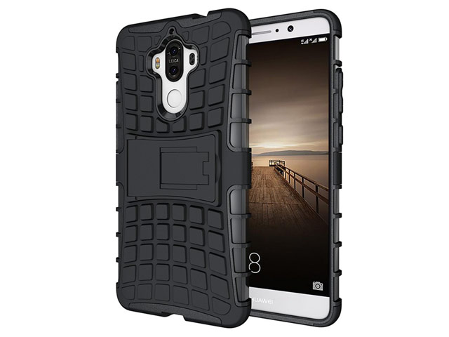 Чехол Yotrix Shockproof case для Huawei Mate 9 (черный, пластиковый)