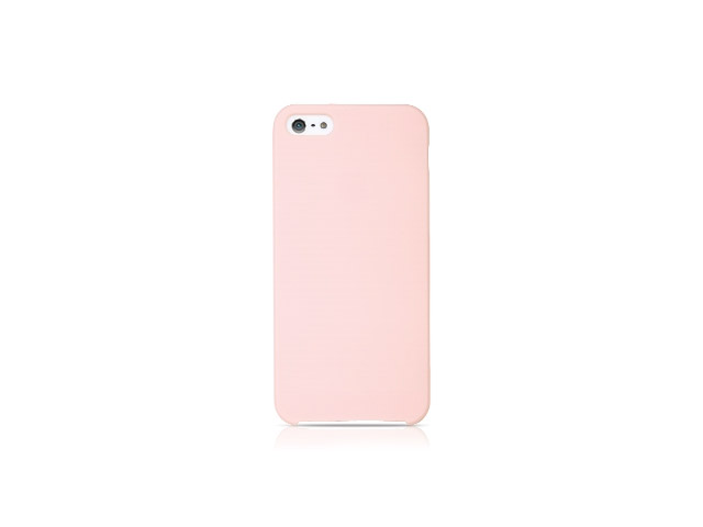 Чехол Odoyo Slim Edge Pastel Case для Apple iPhone 5 (розовый, гелевый)