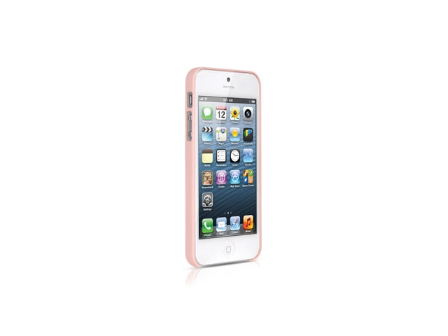 Чехол Odoyo Slim Edge Pastel Case для Apple iPhone 5 (розовый, гелевый)