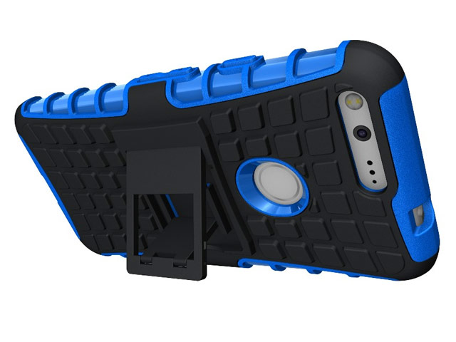 Чехол Yotrix Shockproof case для Google Pixel (синий, пластиковый)