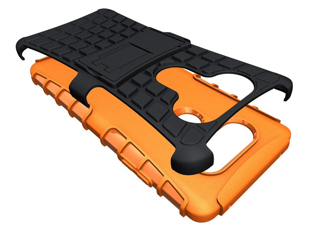 Чехол Yotrix Shockproof case для LG V20 (оранжевый, пластиковый)