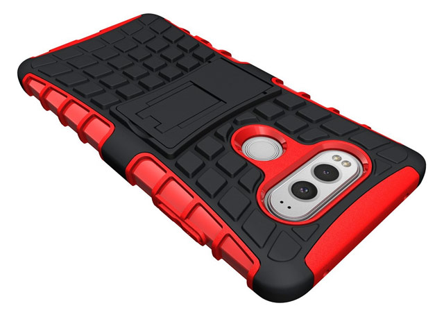 Чехол Yotrix Shockproof case для LG V20 (красный, пластиковый)