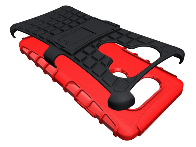Чехол Yotrix Shockproof case для LG V20 (красный, пластиковый)