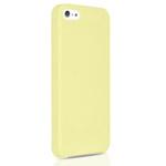 Чехол Odoyo Slim Edge Pastel Case для Apple iPhone 5 (кремовый, гелевый)