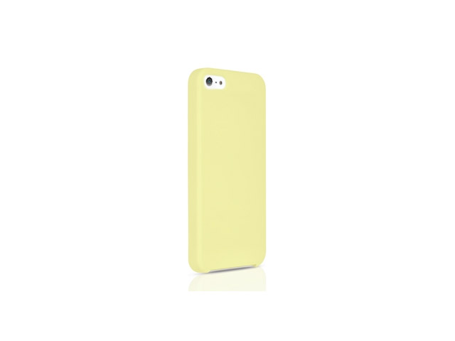 Чехол Odoyo Slim Edge Pastel Case для Apple iPhone 5 (кремовый, гелевый)