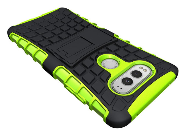 Чехол Yotrix Shockproof case для LG V20 (зеленый, пластиковый)