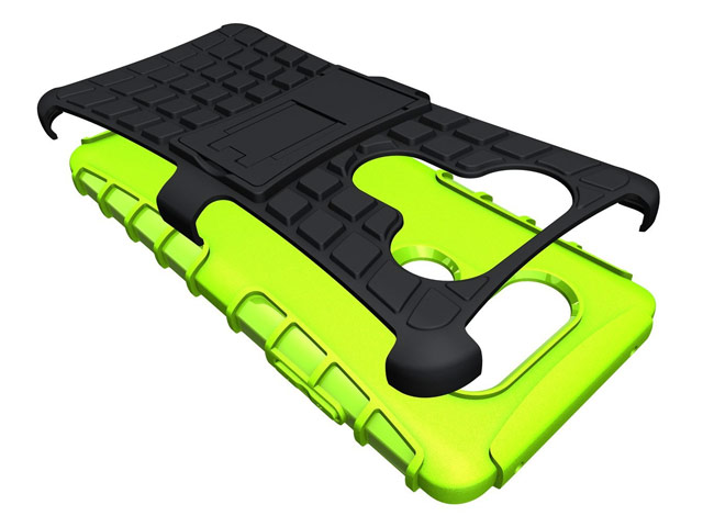 Чехол Yotrix Shockproof case для LG V20 (зеленый, пластиковый)