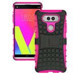 Чехол Yotrix Shockproof case для LG V20 (розовый, пластиковый)