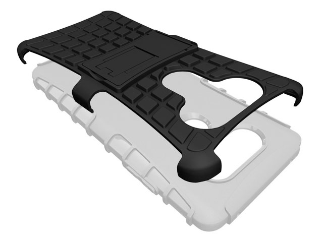 Чехол Yotrix Shockproof case для LG V20 (белый, пластиковый)