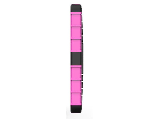 Чехол Yotrix Shockproof case для Apple iPhone SE (розовый, пластиковый)