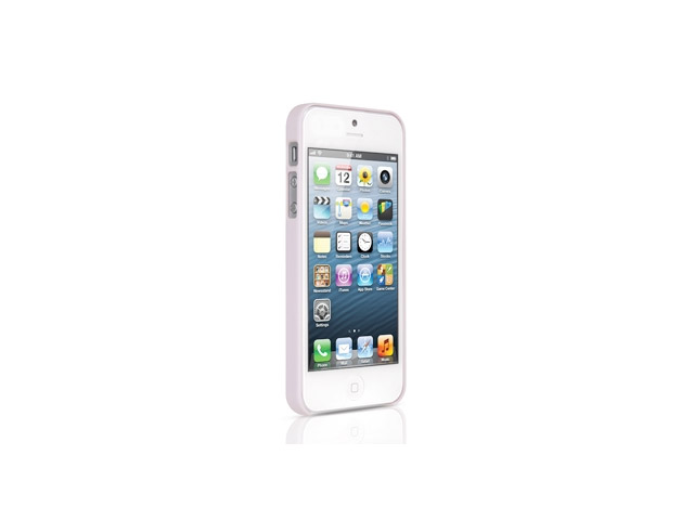 Чехол Odoyo Slim Edge Pastel Case для Apple iPhone 5 (лиловый, гелевый)