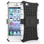 Чехол Yotrix Shockproof case для Apple iPhone SE (белый, пластиковый)