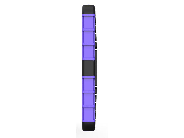 Чехол Yotrix Shockproof case для Apple iPhone SE (фиолетовый, пластиковый)