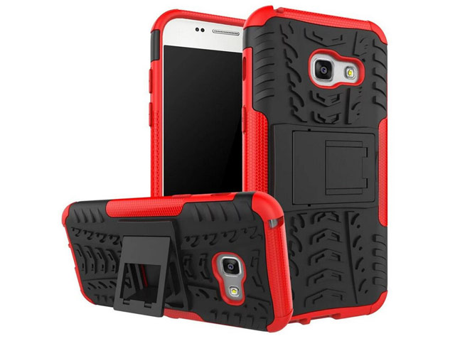 Чехол Yotrix Shockproof case для Samsung Galaxy A5 2017 (красный, пластиковый)