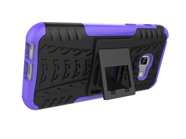 Чехол Yotrix Shockproof case для Samsung Galaxy A5 2017 (фиолетовый, пластиковый)