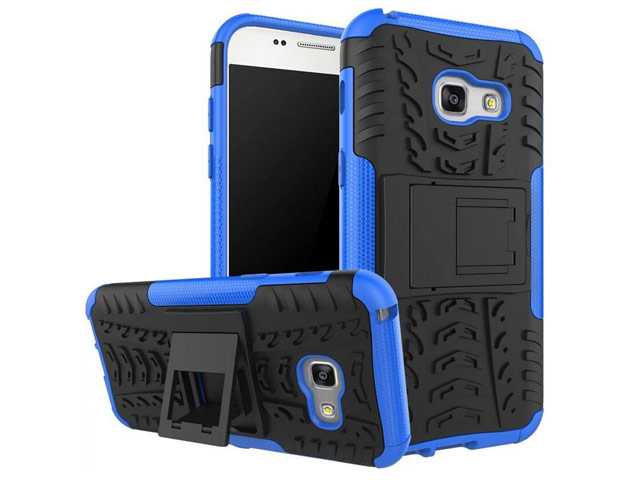 Чехол Yotrix Shockproof case для Samsung Galaxy A5 2017 (синий, пластиковый)