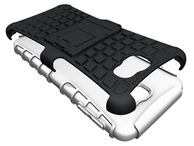 Чехол Yotrix Shockproof case для Samsung Galaxy J5 Prime (белый, пластиковый)