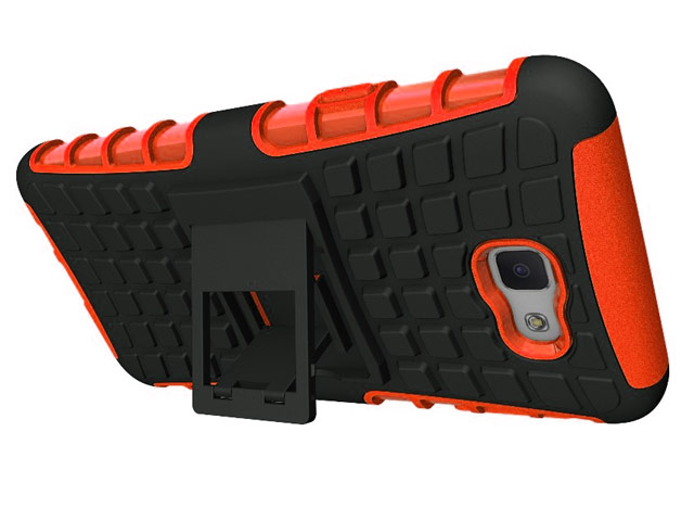 Чехол Yotrix Shockproof case для Samsung Galaxy J7 Prime (красный, пластиковый)