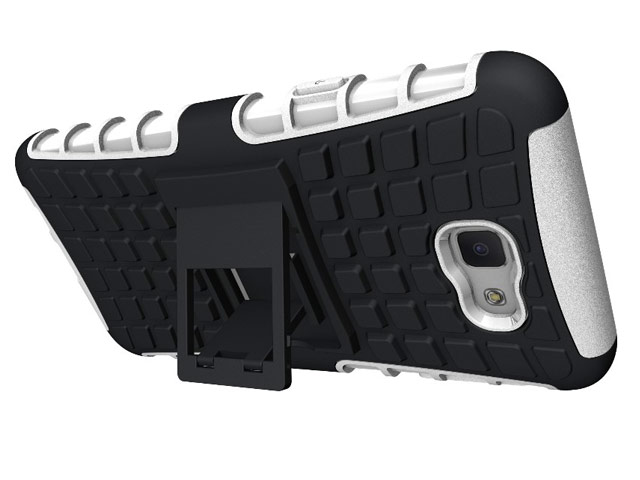 Чехол Yotrix Shockproof case для Samsung Galaxy J7 Prime (белый, пластиковый)