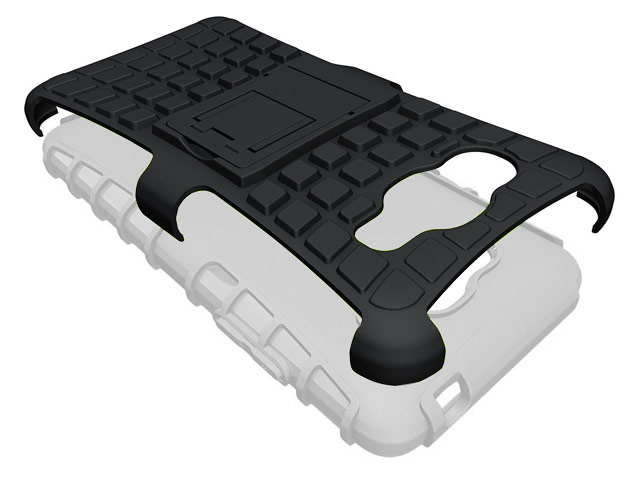 Чехол Yotrix Shockproof case для Samsung Galaxy J2 Prime (белый, пластиковый)