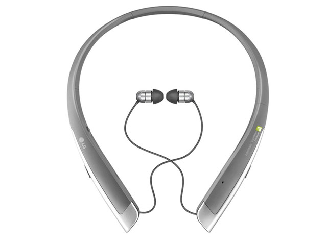 Беспроводные наушники LG Tone Platinum HBS-1100 (серые, пульт/микрофон, harman/kardon)