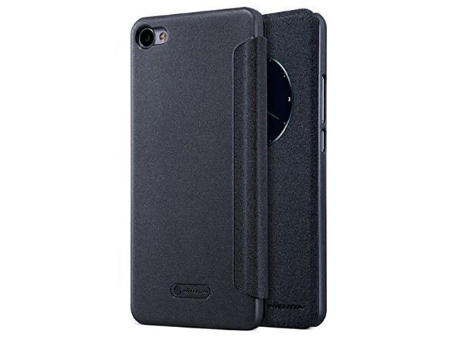 Чехол Nillkin Sparkle Leather Case для Meizu M3X (темно-серый, винилискожа)