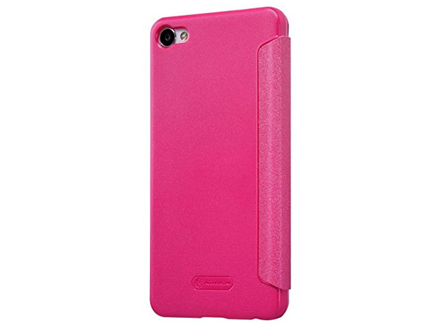 Чехол Nillkin Sparkle Leather Case для Meizu M3X (розовый, винилискожа)