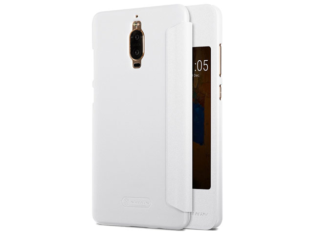 Чехол Nillkin Sparkle Leather Case для Huawei Mate 9 pro (белый, винилискожа)