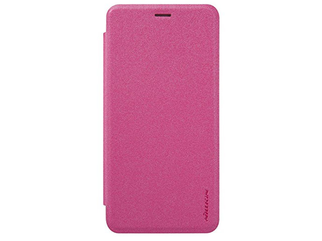 Чехол Nillkin Sparkle Leather Case для Meizu Pro 6 plus (розовый, винилискожа)