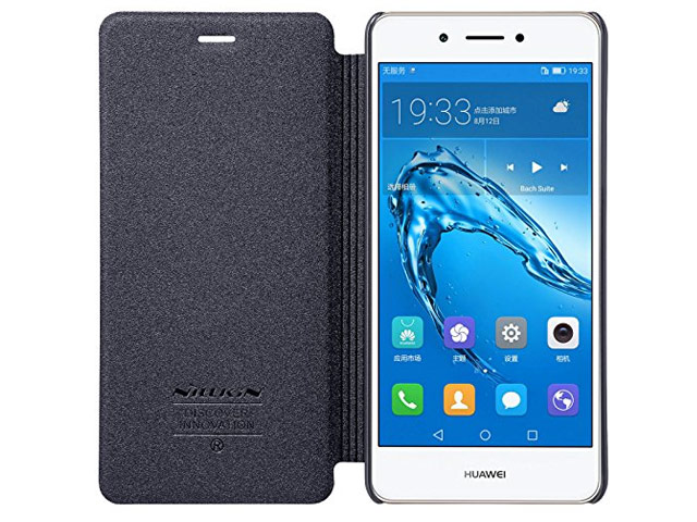 Чехол Nillkin Sparkle Leather Case для Huawei Enjoy 6S (темно-серый, винилискожа)