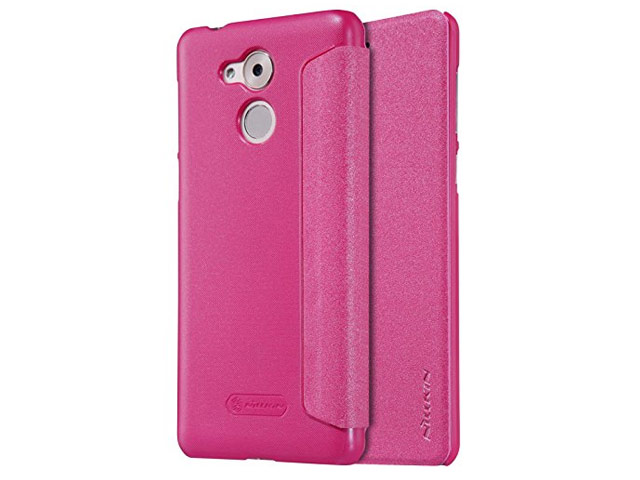 Чехол Nillkin Sparkle Leather Case для Huawei Enjoy 6S (розовый, винилискожа)