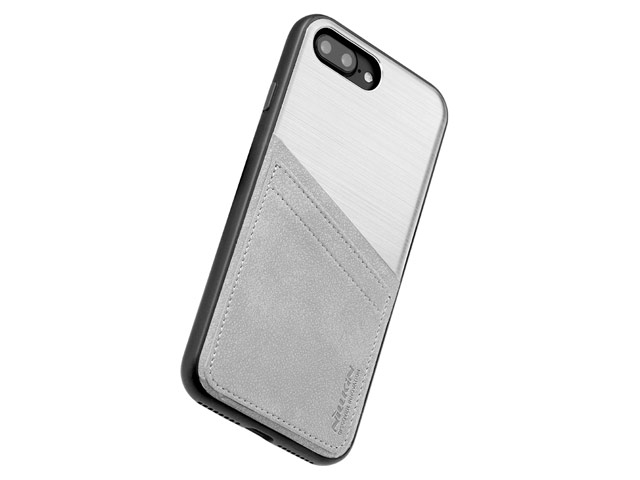 Чехол Nillkin Classy Case для Apple iPhone 7 plus (серебристый, кожаный)