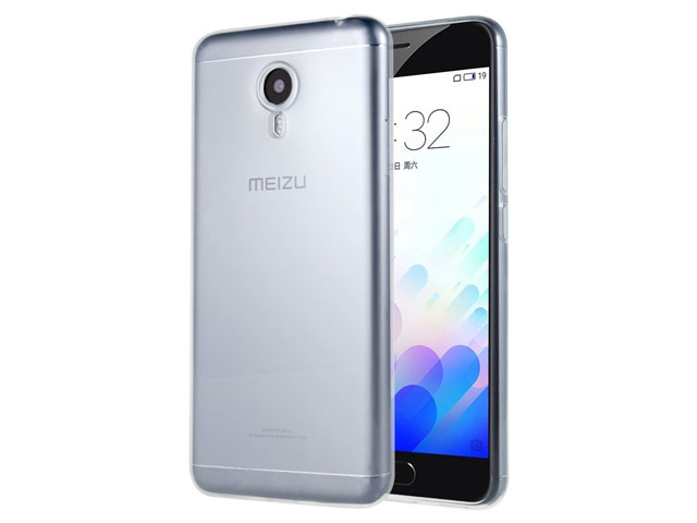 Чехол Yotrix UltrathinCase для Meizu M5 (прозрачный, гелевый)