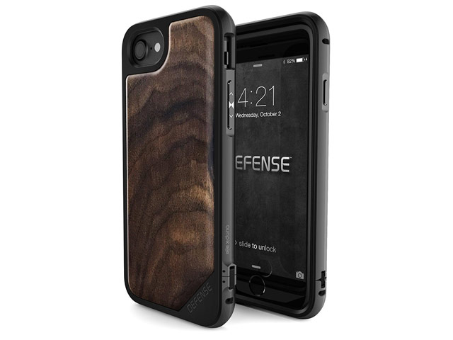 Чехол X-doria Defense Lux для Apple iPhone 7 (Walnut, маталлический)