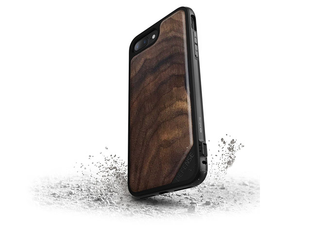 Чехол X-doria Defense Lux для Apple iPhone 7 plus (Walnut, маталлический)