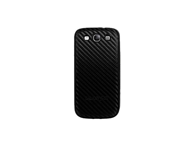 Чехол Yotrix BackCover для Samsung Galaxy S3 i9300 (карбон, черный)