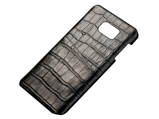 Чехол Yotrix SnapCase Croco Card для Samsung Galaxy Note 5 N920 (черный, кожаный)