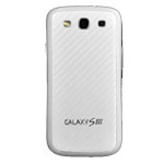 Чехол Yotrix BackCover для Samsung Galaxy S3 i9300 (карбон, белый)